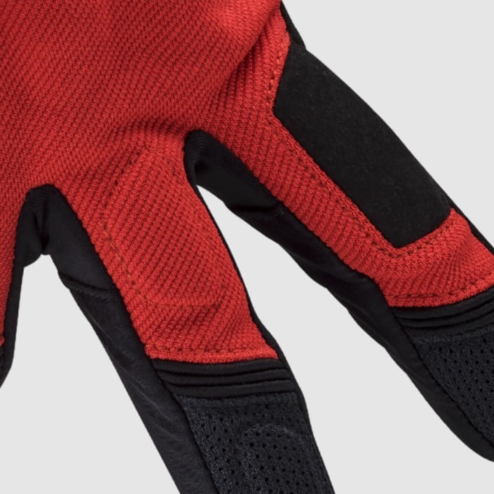 Guante LS2 Silva Hombre Negro / Rojo